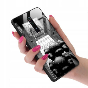 Etui GLASS do XIAOMI REDMI K20 Case Misie Wzory