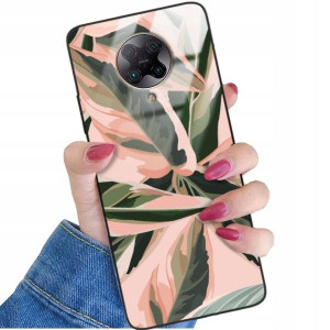 ETUI GLASS do XIAOMI REDMI K30 PRO Kwiaty Wzory
