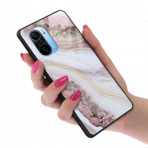 Etui GLASS do XIAOMI REDMI K40 Case Marmurki Wzory