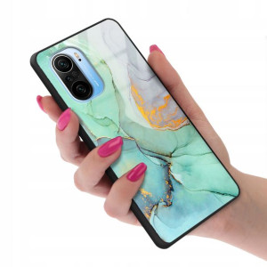 Etui GLASS do XIAOMI REDMI K40 PRO Marmurki Wzory
