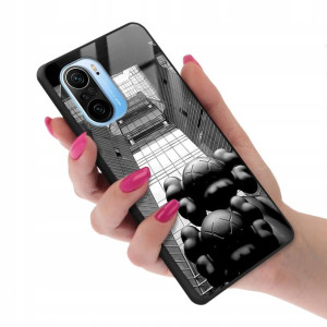 Etui GLASS do XIAOMI REDMI K40 PRO Misie Wzory