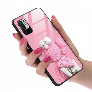 Etui GLASS do XIAOMI REDMI NOTE 10 4G Kwiaty Wzory
