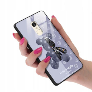 Etui GLASS do XIAOMI REDMI NOTE 4X Misie Wzory