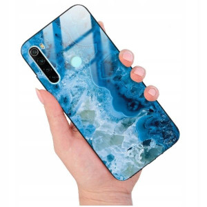 ETUI GLASS do XIAOMI REDMI NOTE 8 2021 Pióra Wzory
