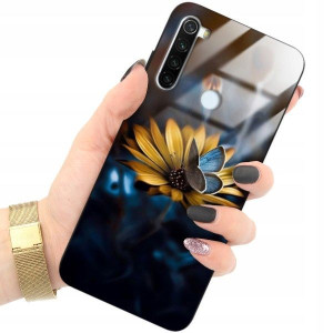 ETUI GLASS do XIAOMI REDMI NOTE 8T Kwieciste Wzory