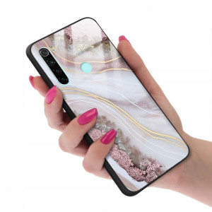 Etui GLASS do XIAOMI REDMI NOTE 8T Marmurki Wzory