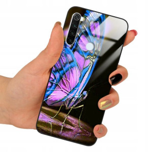 Etui Glass do XIAOMI REDMI NOTE 8T Motyle Wzory