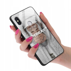 Etui GLASS do XIAOMI REDMI S2 Case Bearbrick Wzory