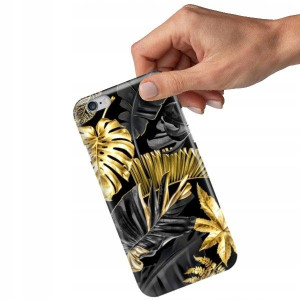 ETUI GRUBE 2MM do IPHONE 6 Gold Pattern Top Wzory