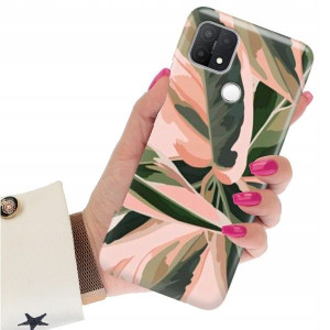 ETUI GRUBE 2mm do OPPO A15s Tropic Summer Wzory