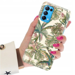 ETUI GRUBE 2mm do OPPO FIND X3 LITE Tropic Wzory