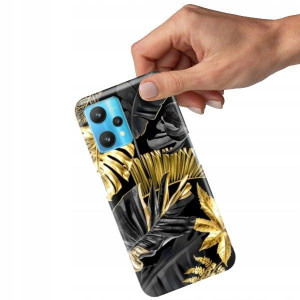 ETUI GRUBE 2MM do REALME 9 PRO Gold Pattern Wzory