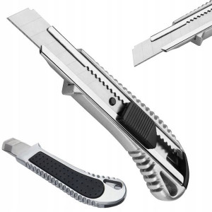 Nóż Do Tapet Metalowy Nożyk 18mm Ostrze Łamane