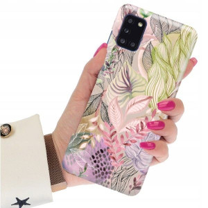 ETUI GRUBE 2mm do SAMSUNG A31 Tropic Summer Wzory