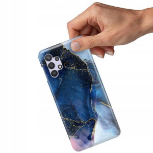 ETUI GRUBE 2MM do SAMSUNG A32 Gold Pattern Wzory