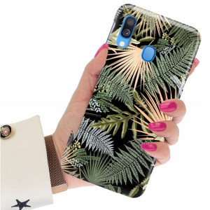 ETUI GRUBE 2mm do SAMSUNG A40 Tropic Summer Wzory