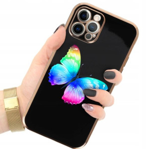Etui JOLESS CZARNY do IPHONE 12 PRO Kobiece Wzory