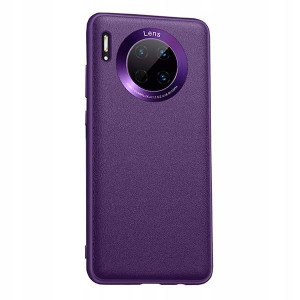 Etui LENS do HUAWEI MATE 30 Stylowy Case FIOLETOWY