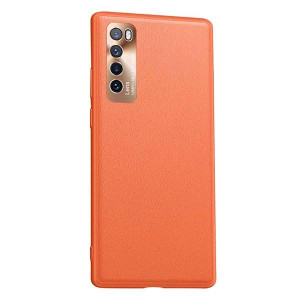 Etui LENS do HUAWEI NOVA 7 Case POMARAŃCZOWY