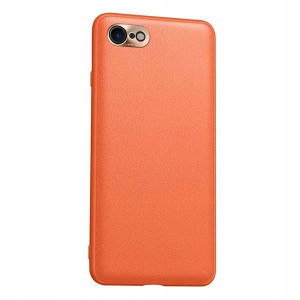 Etui LENS do IPHONE 8 Stylowy Case POMARAŃCZOWY