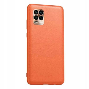 Etui Lens Do Xiaomi Mi 10 Lite Case Pomarańczowy