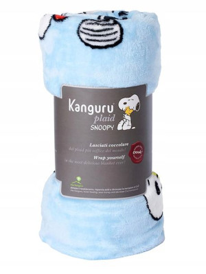Premium Miły Koc Narzuta Kocyk Snoopy Dzieci Kn