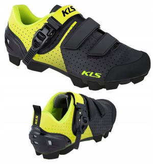 Buty wpinane SPD KELLYS KLS EDGE MTB black lime 42