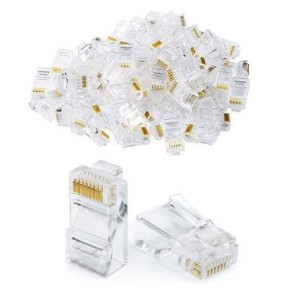 Wtyk sieciowy internetowy Wtyki RJ-45 kat.5e 50szt