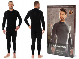 Bielizna Termoaktywna Męska Brubeck Thermo Xl Blac