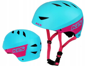 Kask Dziecięcy Kls Jumper Mini Bmx Blue Pink 51-54