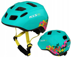 Kask Dziecięcy Kellys Zigzag Turquoise S (50-55cm)