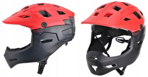 Szczękowy Kask rower FullFace Prox Cage 58-61 BMX