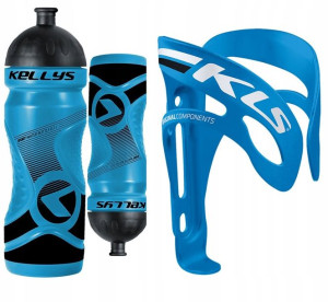 Zestaw Bidon Kellys Sport 0.7l +koszyk Squad Blue