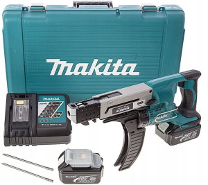 Wkrętarka Aku Gips 18v 2*3.0ah Podajnik Makita
