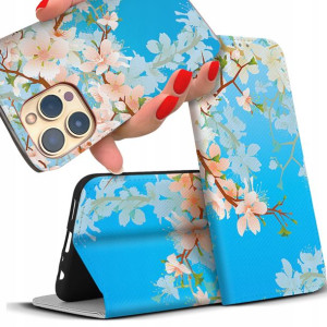Etui Magnet Full Do Motorola G52 Wiosenne Wzory