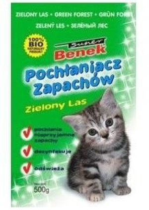 Super Benek Pochłaniacz Zapachów Zielony Las 450 g  - pochłaniacz zapachów