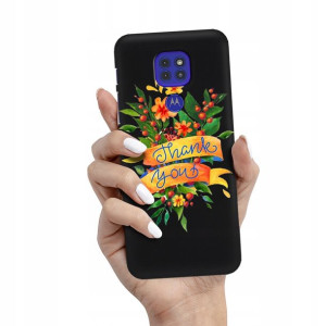 Etui Matowe Czarne do MOTOROLA G9 Modne Mix Wzory
