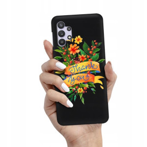 Etui Matowe Czarne do SAMSUNG M32 5G Modne Wzory