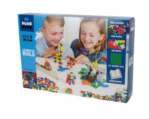 Klocki mini basic mix 600szt 2 płytki Plus Plus