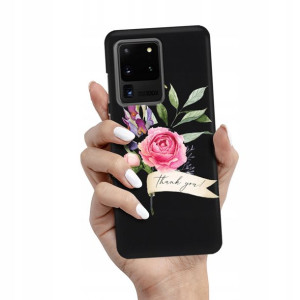 Etui Matowe Czarne do SAMSUNG S20 ULTRA Mix Wzory