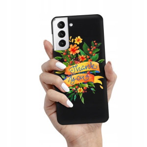 Etui Matowe Czarne do SAMSUNG S21 PLUS Modne Wzory