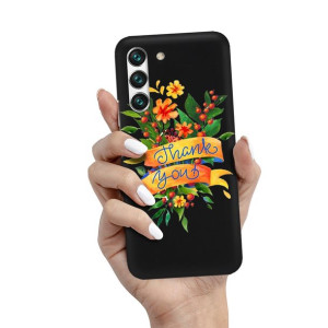 Etui Matowe Czarne do SAMSUNG S22 Modne Mix Wzory