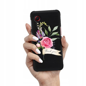 Etui Matowe Czarne do SAMSUNG XCOVER 5 Modne Wzory