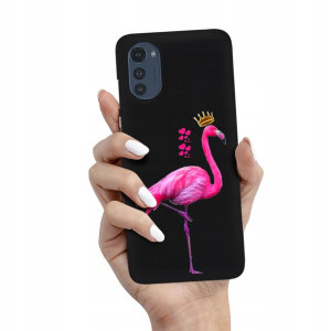 Etui Matowe Czarne MOTOROLA E32 Wiosenne Top Wzory