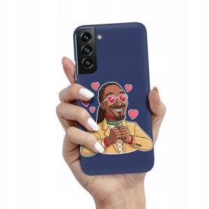 Etui Matowe Granat do SAMSUNG S22 PLUS Modne Wzory