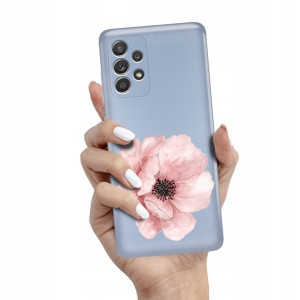 Etui Metalic Niebieski do SAMSUNG A52 Top Wzory