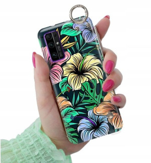 ETUI PASEK do HUAWEI HONOR 30 PRO Kwiaty Top Wzory