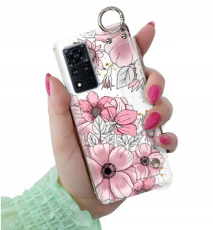 ETUI PASEK do HUAWEI HONOR VIEW 40 Kwiaty Wzory