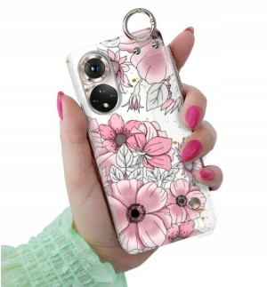 ETUI PASEK do HUAWEI NOVA 9 Kwiaty Damskie Wzory