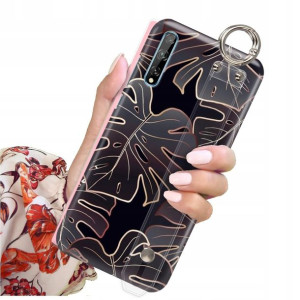 ETUI PASEK do HUAWEI Y8P Case Kwiaty Flower Wzory